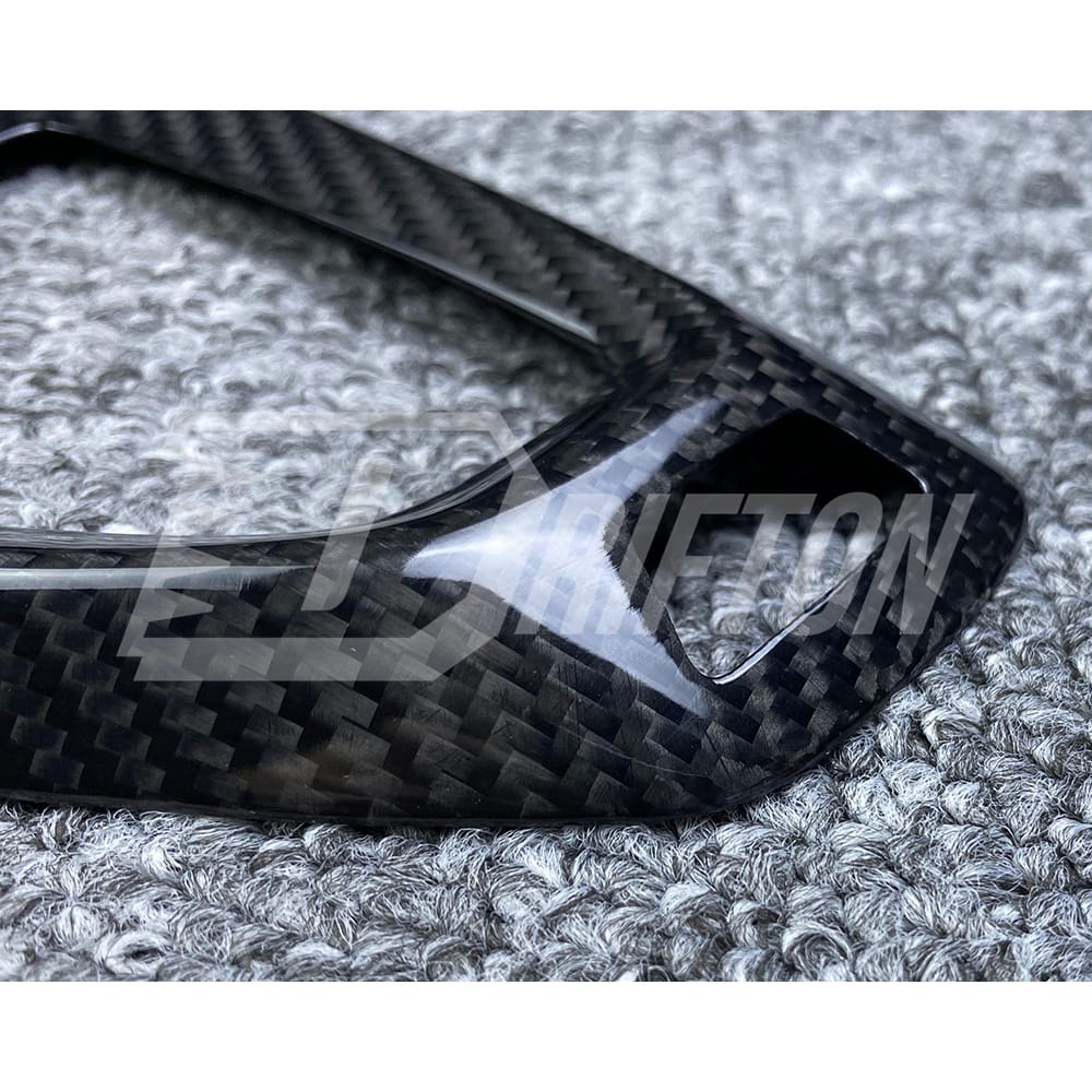Dry Carbon Fiber Shift Console Trim Cover For BMW M3 M4 F80 F82 2014-2020