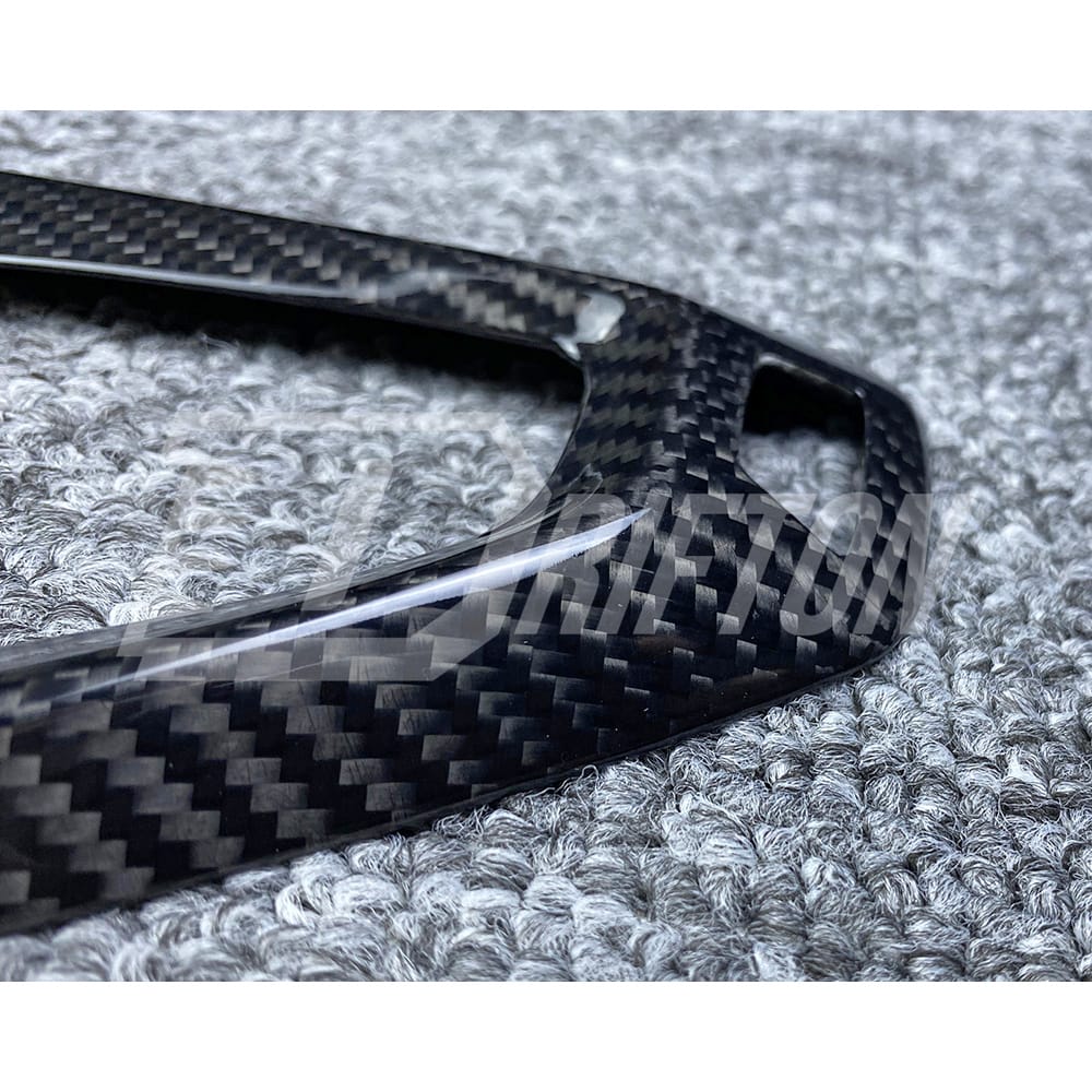 Dry Carbon Fiber Shift Console Trim Cover For BMW M3 M4 F80 F82 2014-2020