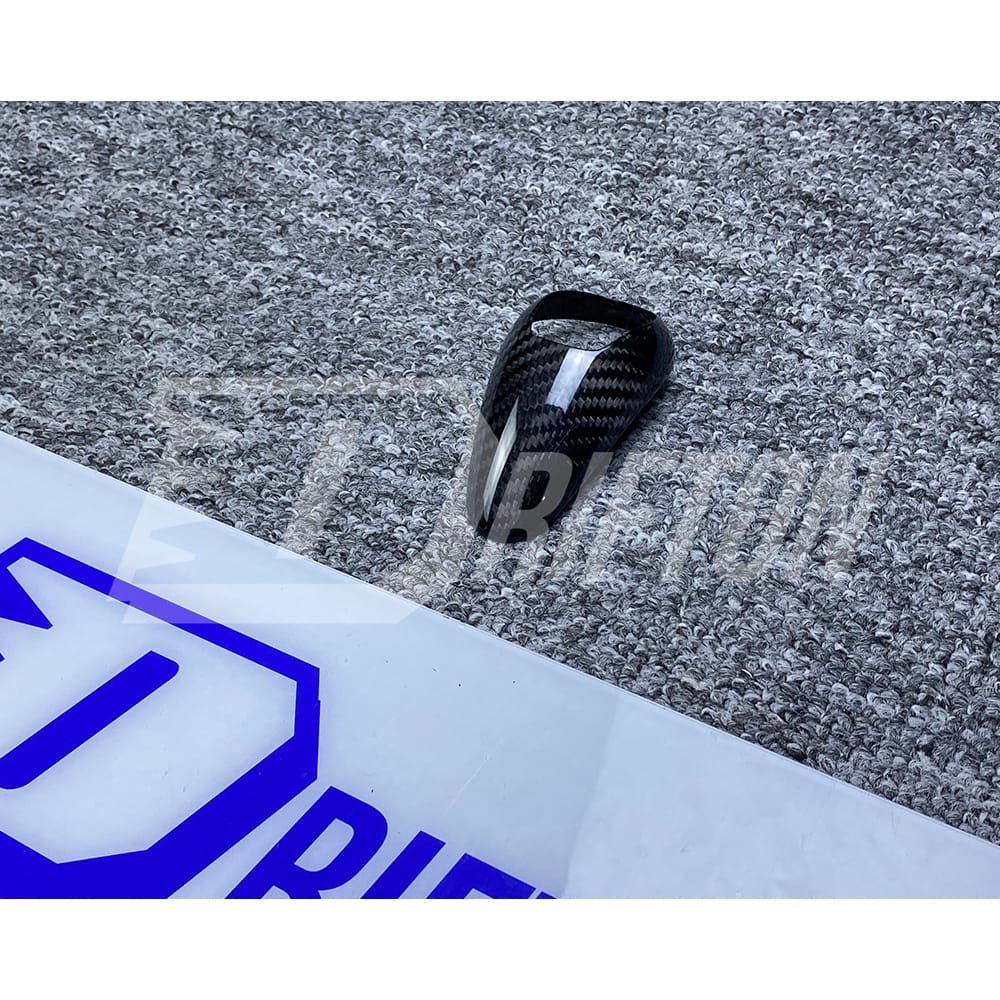 Dry Carbon Fiber Shift Gear Knob Cover For BMW M3 M4 F80 F82 2014-2020