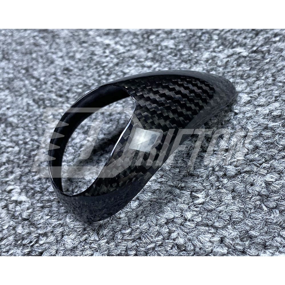 Dry Carbon Fiber Shift Gear Knob Cover For BMW M3 M4 F80 F82 2014-2020