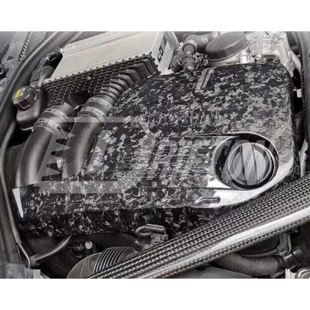 Forged Dry Carbon Fiber Engine Cover For BMW M3 M4 F80 F82 2014-2020