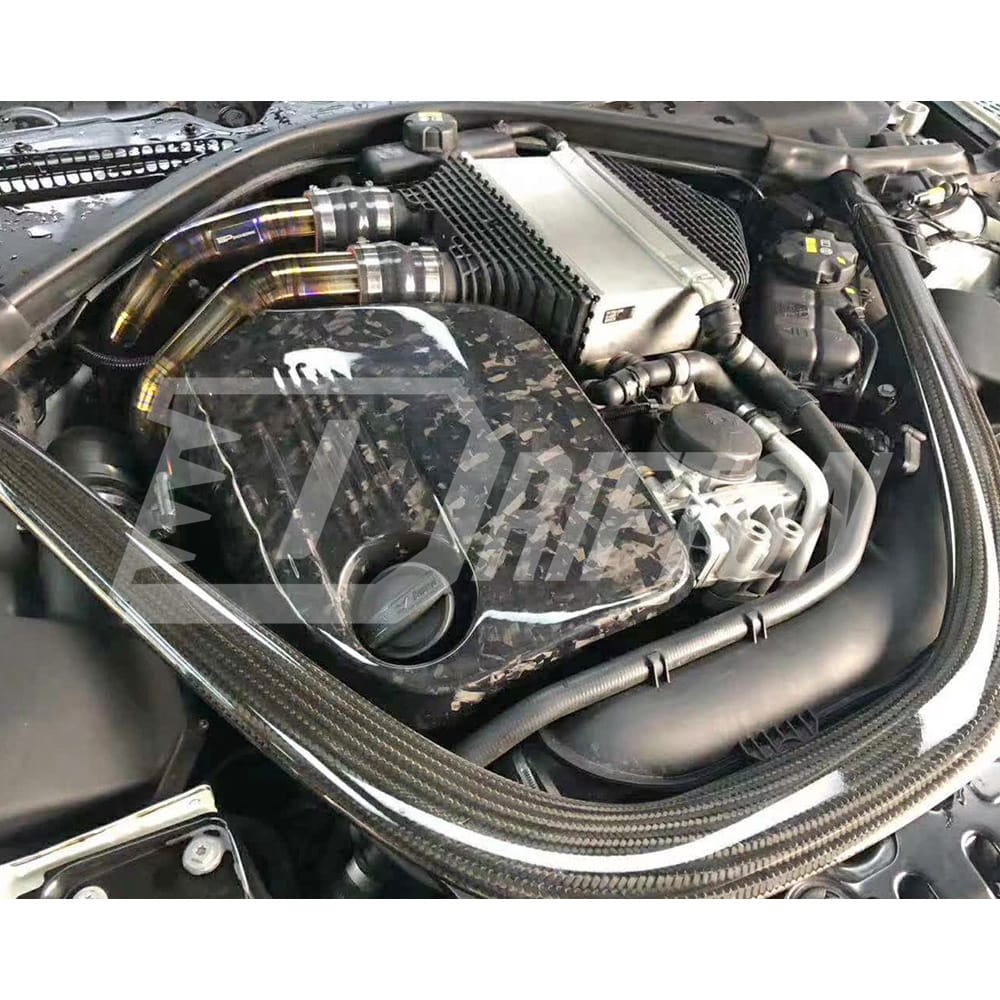 Forged Dry Carbon Fiber Engine Cover For BMW M3 M4 F80 F82 2014-2020