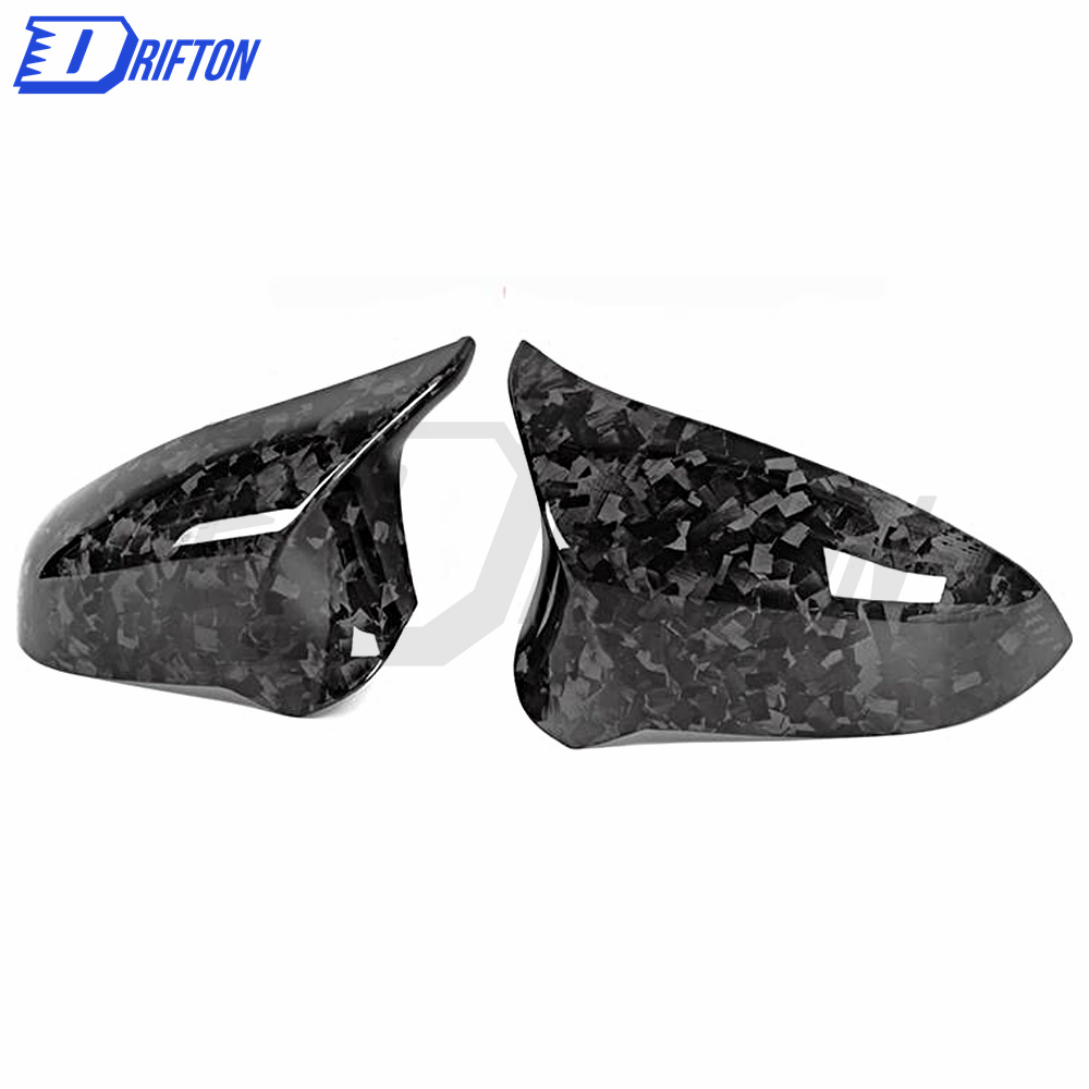 Forged Dry Carbon Fiber Mirror Replacement Cap For BMW F87 M2C RHD 2016-2019