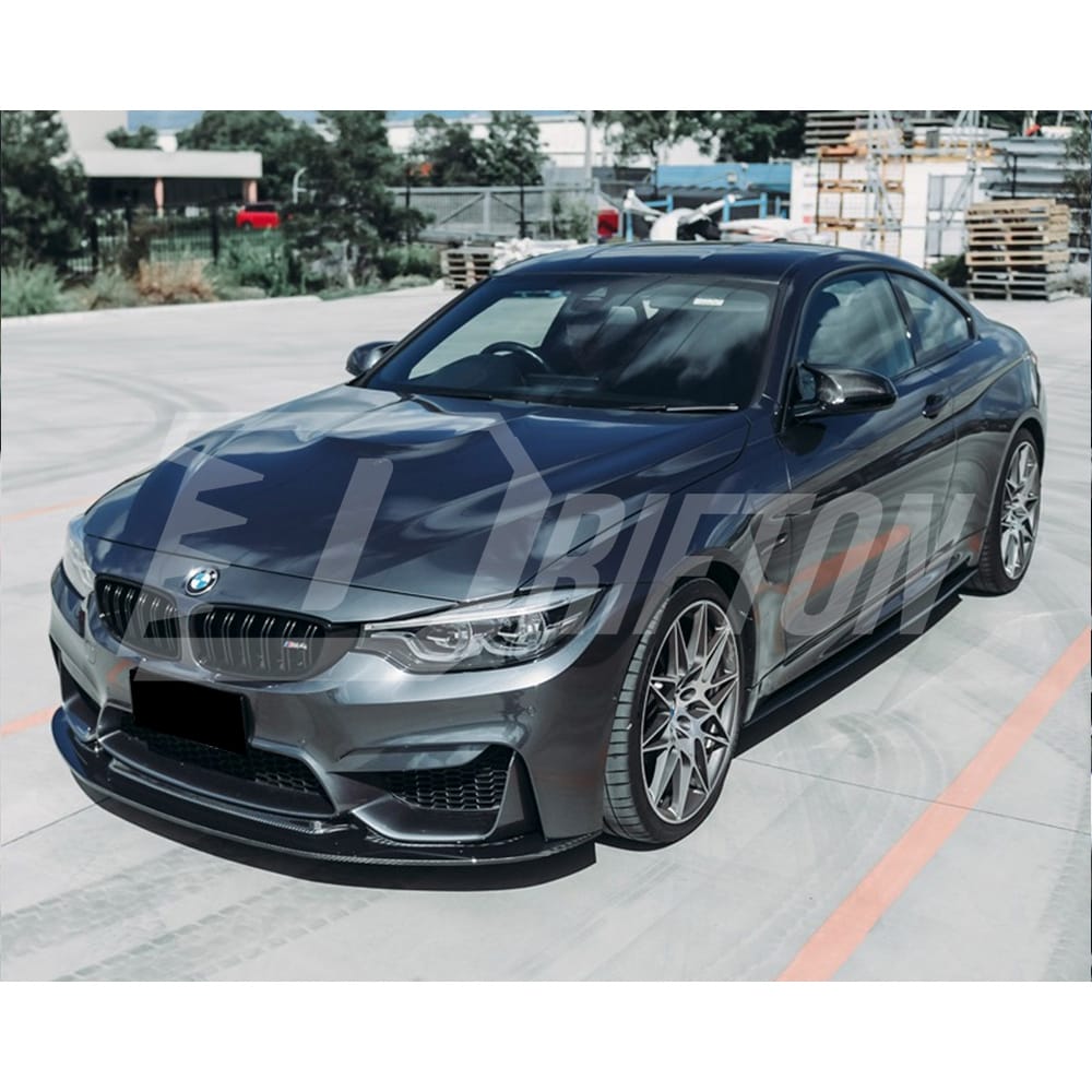 GT4 Style Dry Carbon Fiber Front Lip For BMW M3 M4 F80 F82 F83 2014-2020