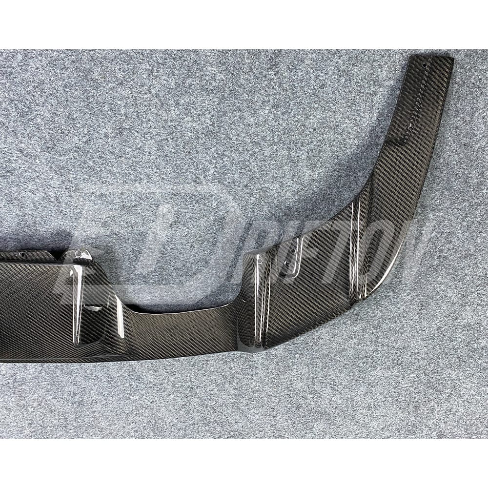 KT Style Dry Carbon Fiber LED Brake Light Rear Diffuser For BMW F87 M2 M2C 2016-2019