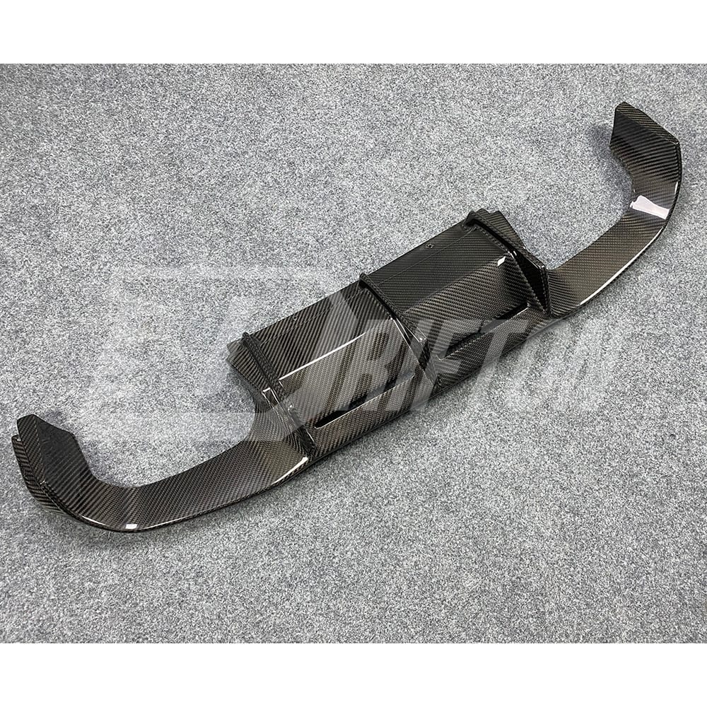 MTC Style Dry Carbon Fiber Rear Diffuser For BMW F87 M2 M2C 2016-2019