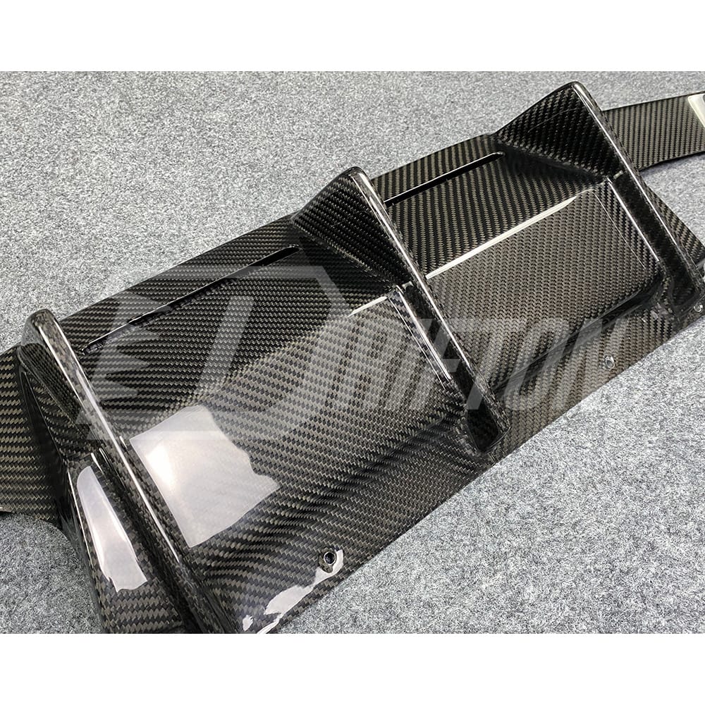 MTC Style Dry Carbon Fiber Rear Diffuser For BMW F87 M2 M2C 2016-2019