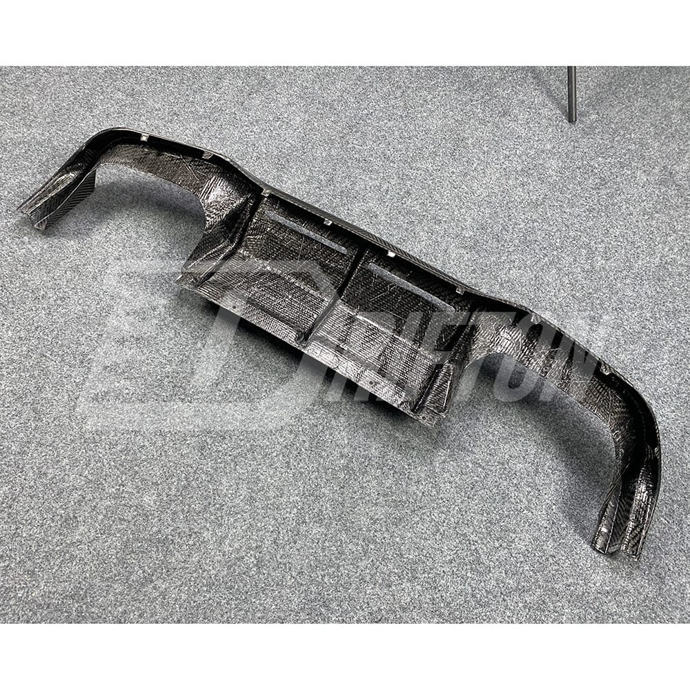 MTC Style Dry Carbon Fiber Rear Diffuser For BMW F87 M2 M2C 2016-2019