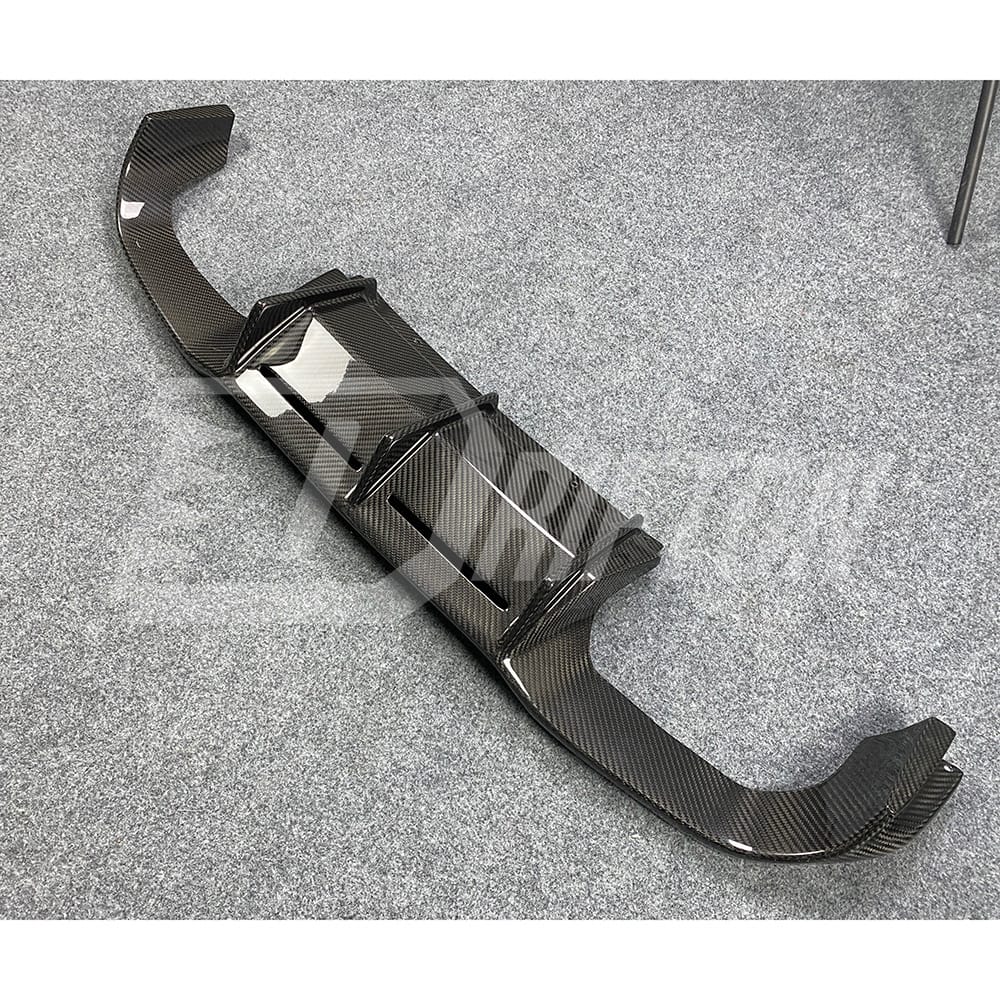 MTC Style Dry Carbon Fiber Rear Diffuser For BMW F87 M2 M2C 2016-2019