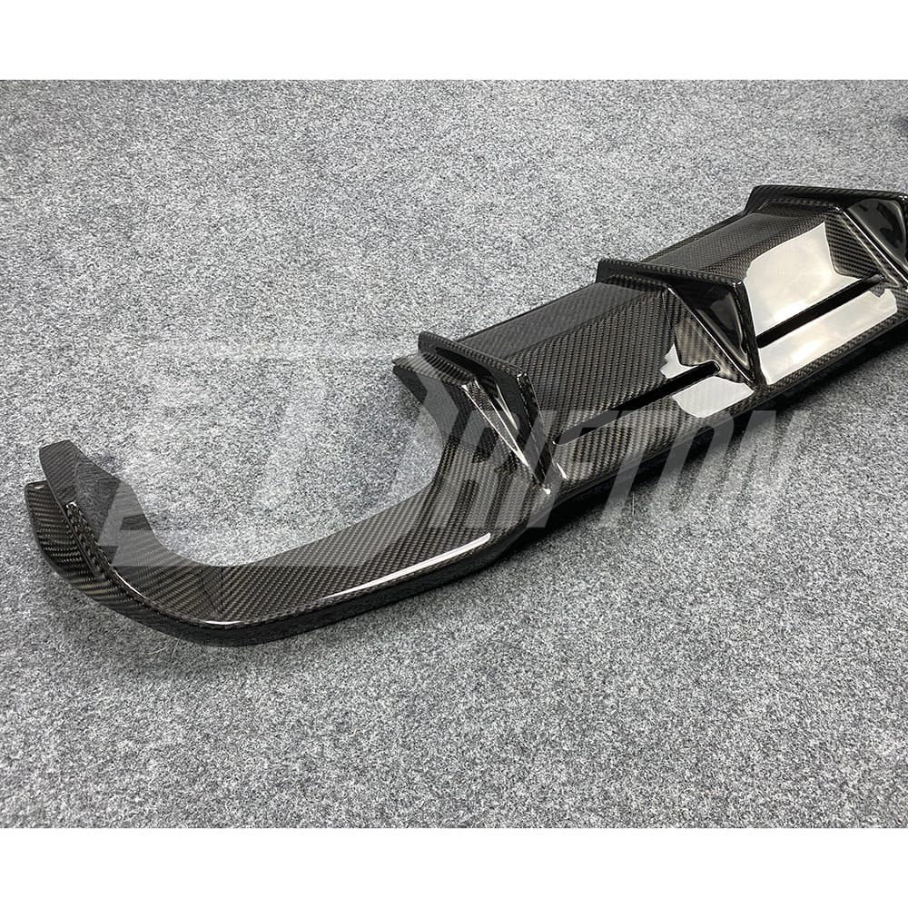 MTC Style Dry Carbon Fiber Rear Diffuser For BMW F87 M2 M2C 2016-2019