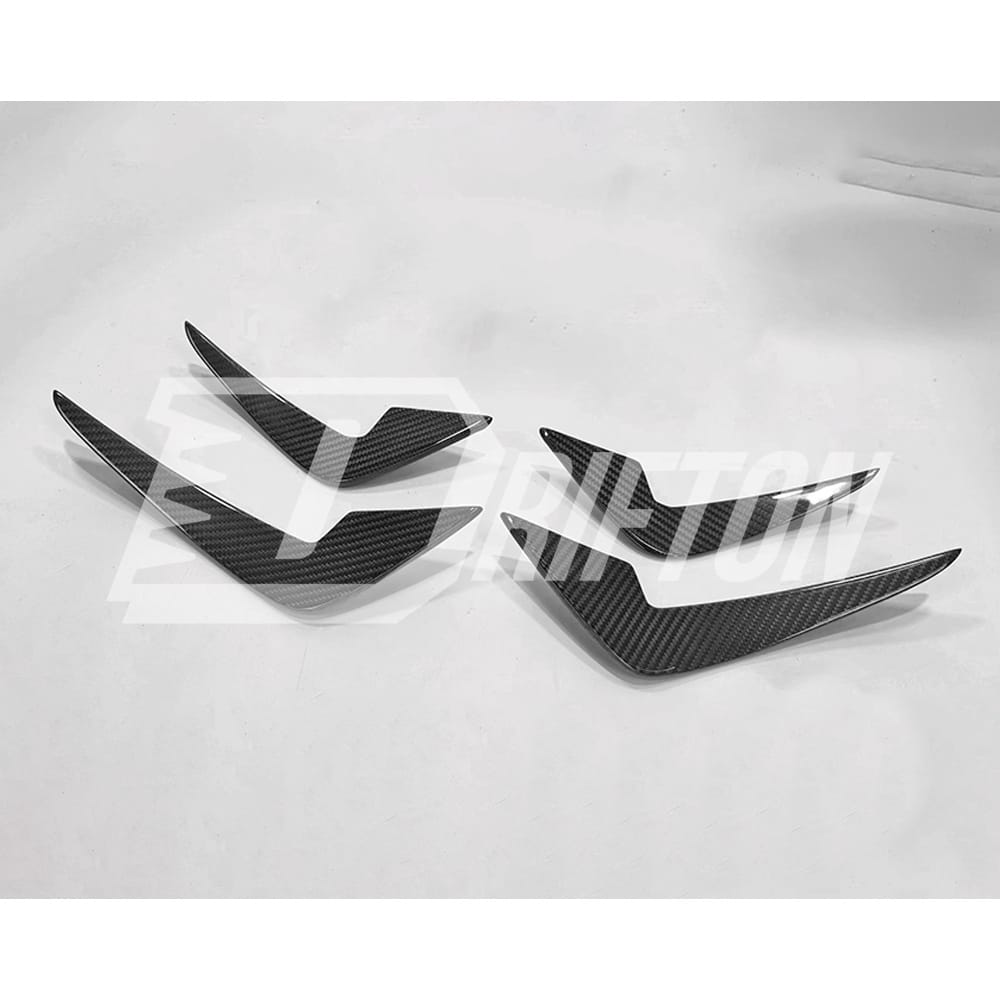 AC Style Carbon Fiber Canards For BMW F87 M2 2016-2019