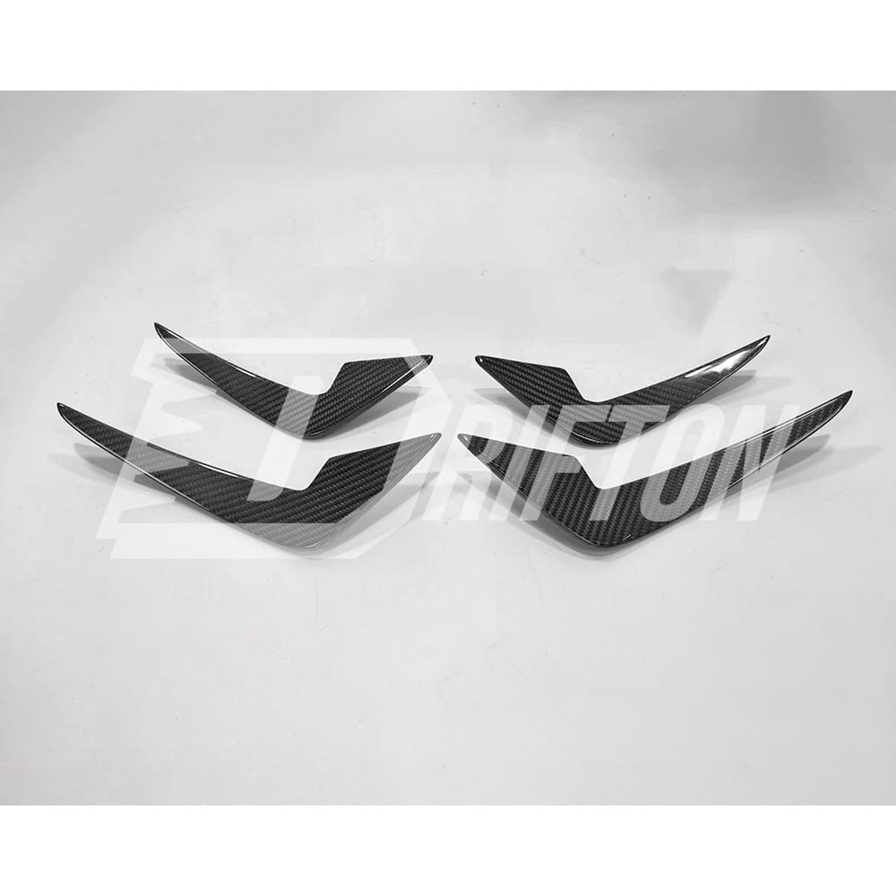 AC Style Carbon Fiber Canards For BMW F87 M2 2016-2019