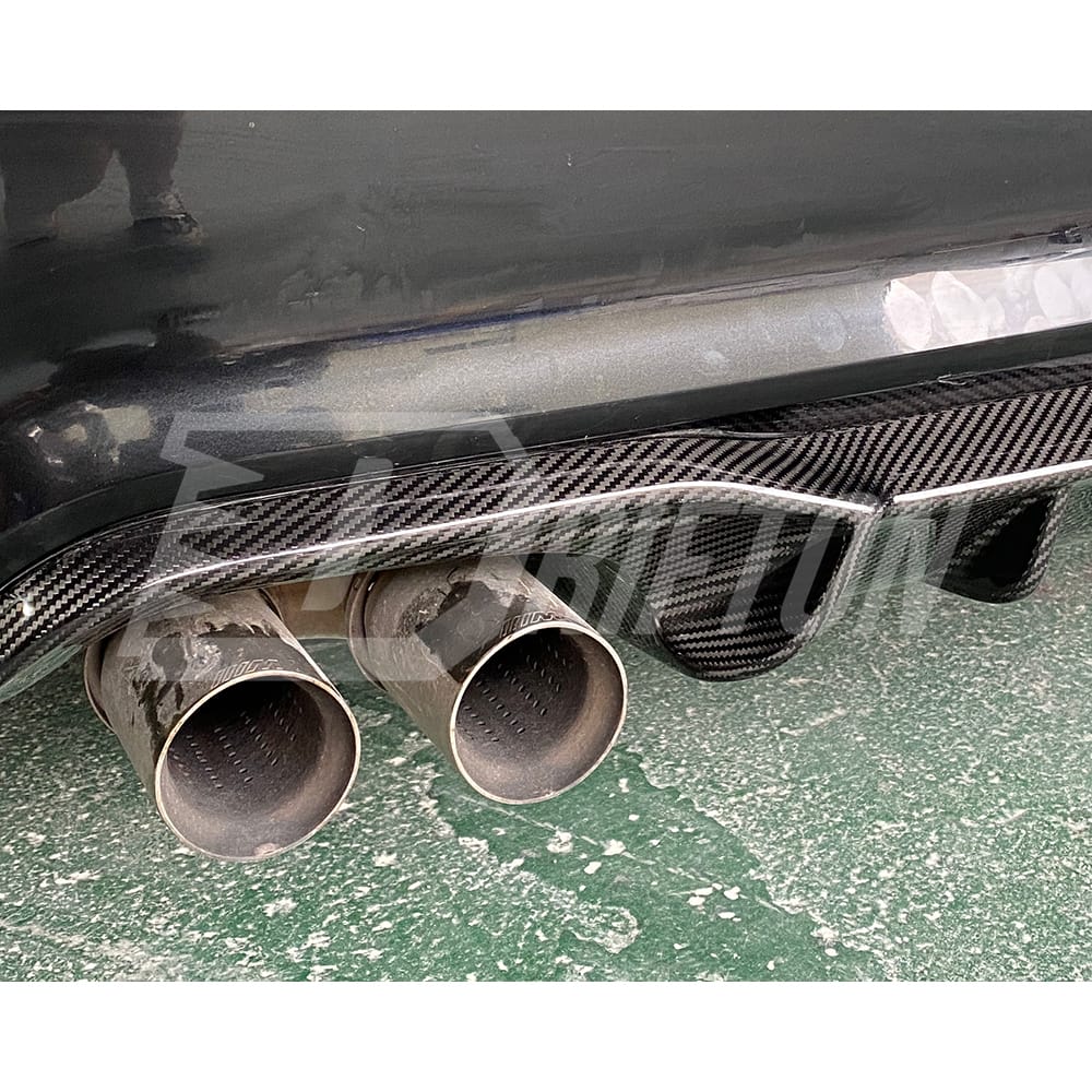 AK Style Dry Carbon Fiber Rear Diffuser For BMW F87 M2 M2C 2016-2019