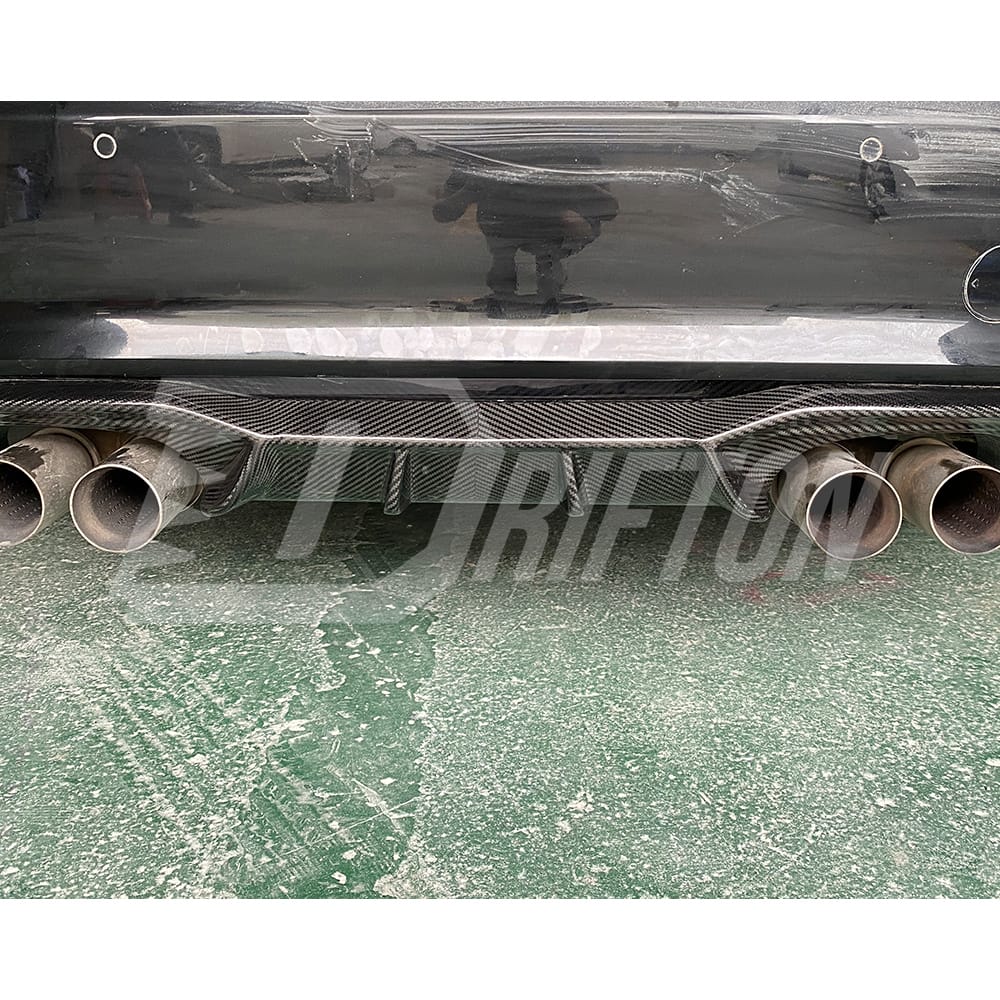 AK Style Dry Carbon Fiber Rear Diffuser For BMW F87 M2 M2C 2016-2019