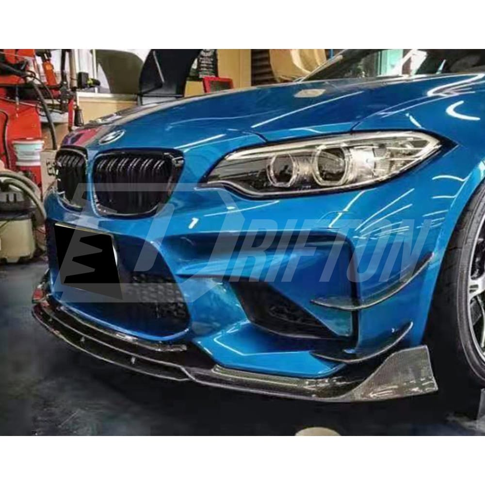 BP Style Carbon Fiber Front Lip For BMW F87 M2 M2C 2016-2019