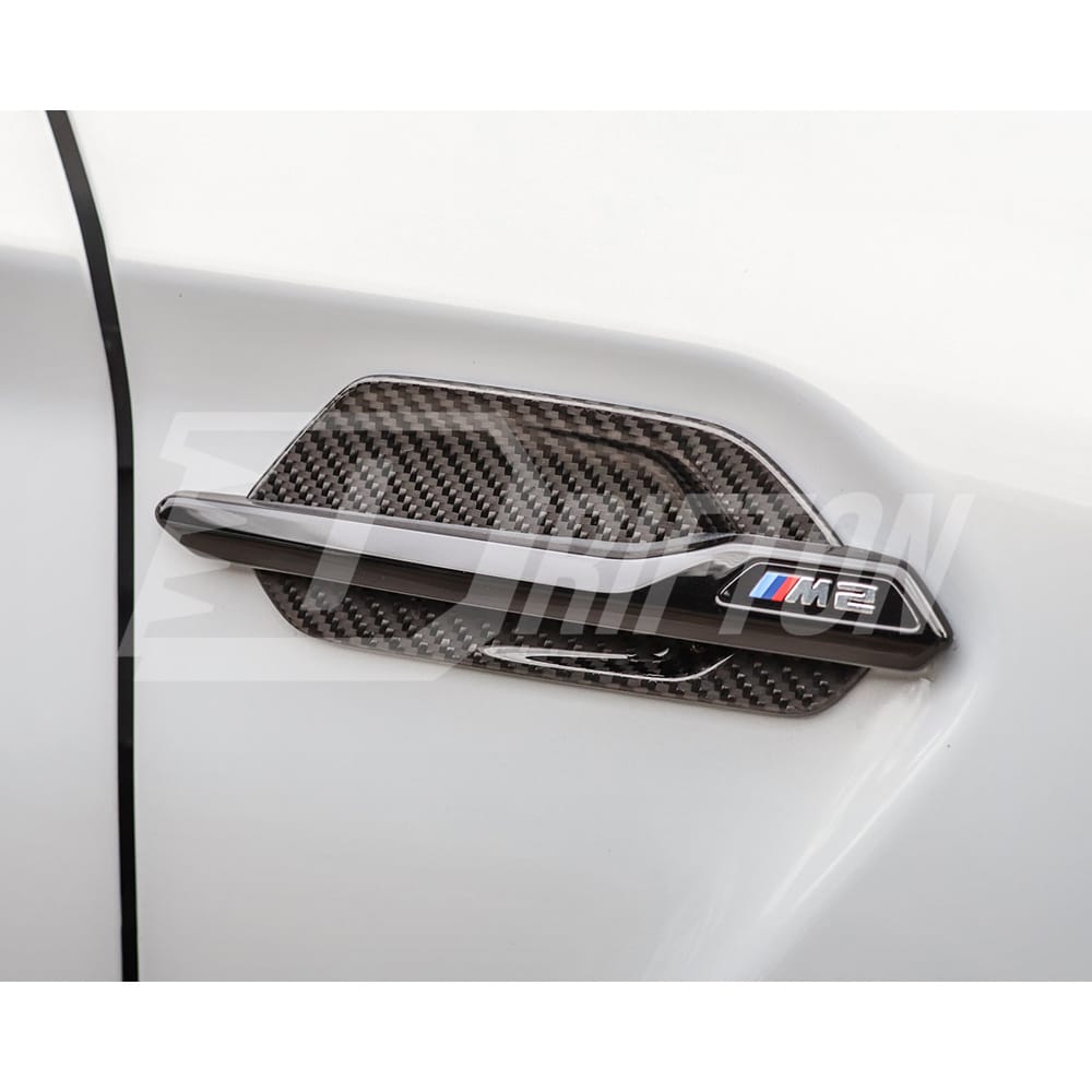 Carbon Fiber Fender Side Trim For BMW F87 M2 M2C 2016-2019