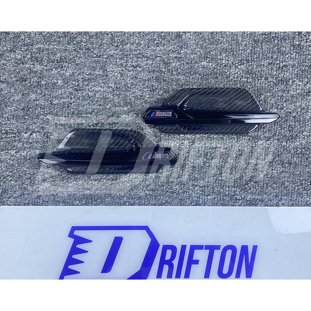 Carbon Fiber Fender Side Trim For BMW F87 M2 M2C 2016-2019