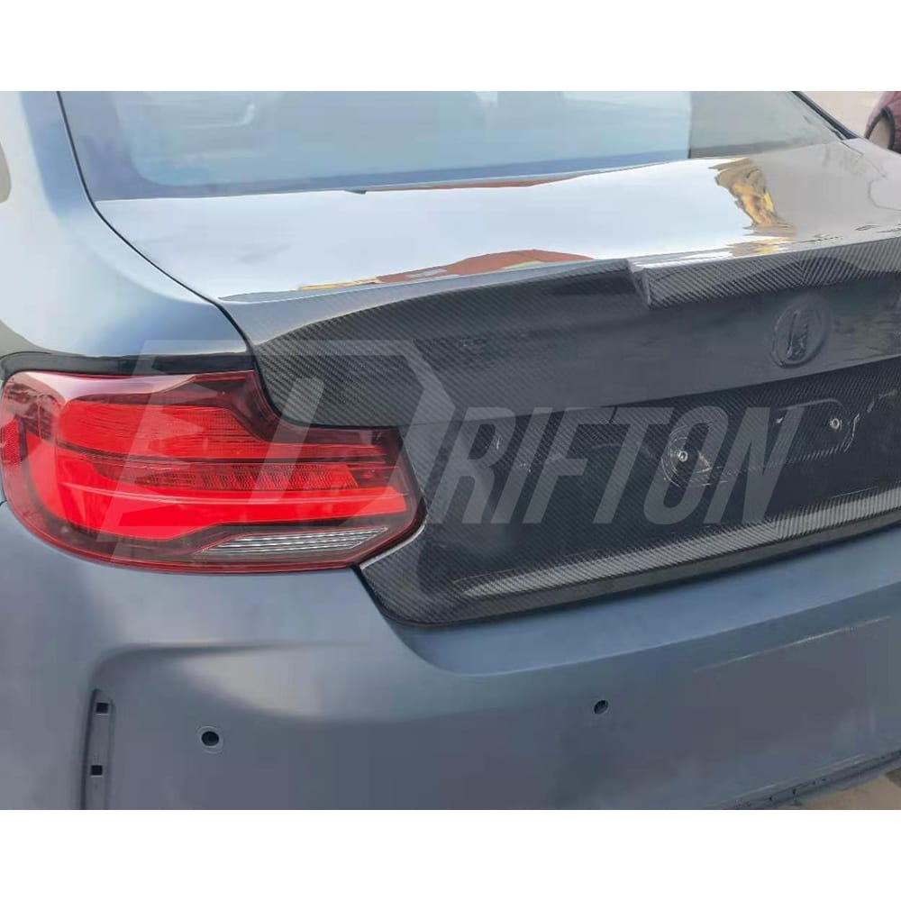 MP Style Double Side Full Dry Carbon Fiber Rear Trunk Bootlid For BMW F87 M2 M2C 2016-2019