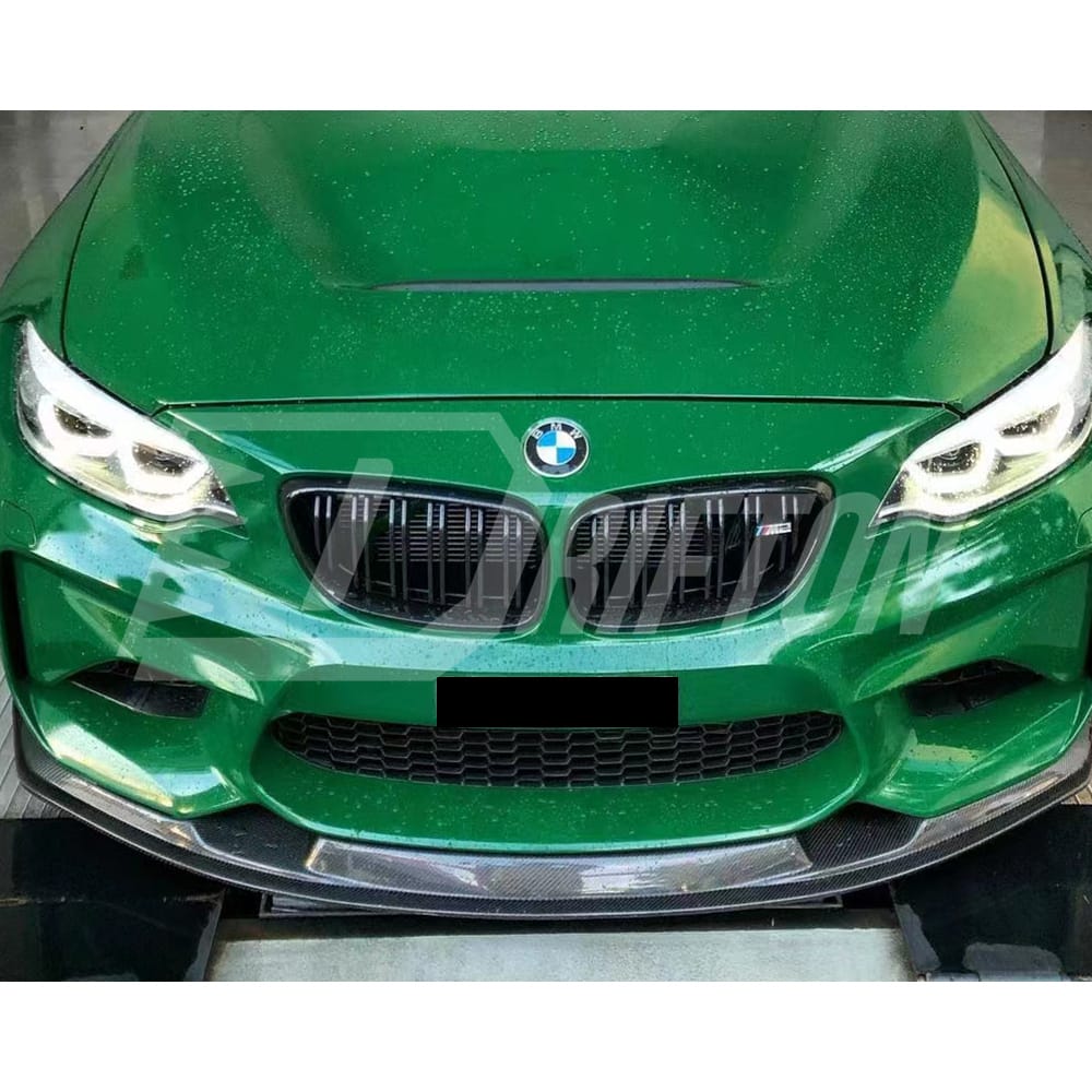 MTC Style Carbon Fiber Front Lip For BMW F87 M2 2016-2019
