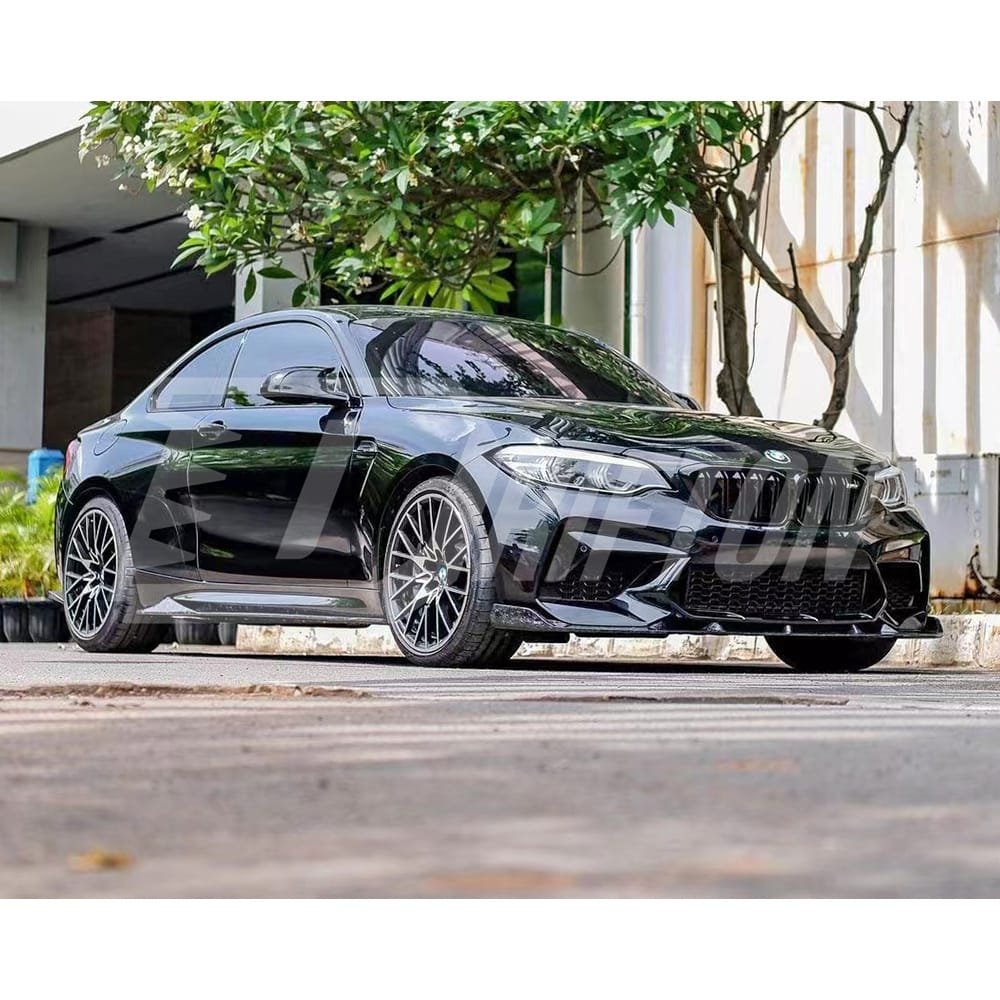 3D Style Carbon Fiber Front Lip For BMW F87 M2C 2016-2019