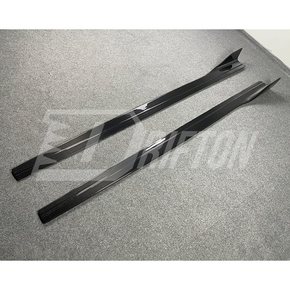 MK Style Dry Carbon Fiber Side Skirt For BMW F87 M2 M2C 2016-2019