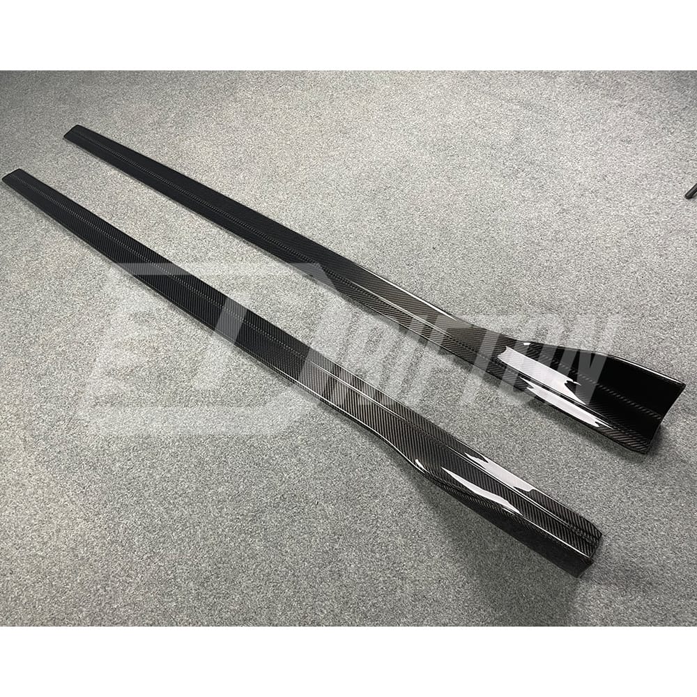 MK Style Dry Carbon Fiber Side Skirt For BMW F87 M2 M2C 2016-2019