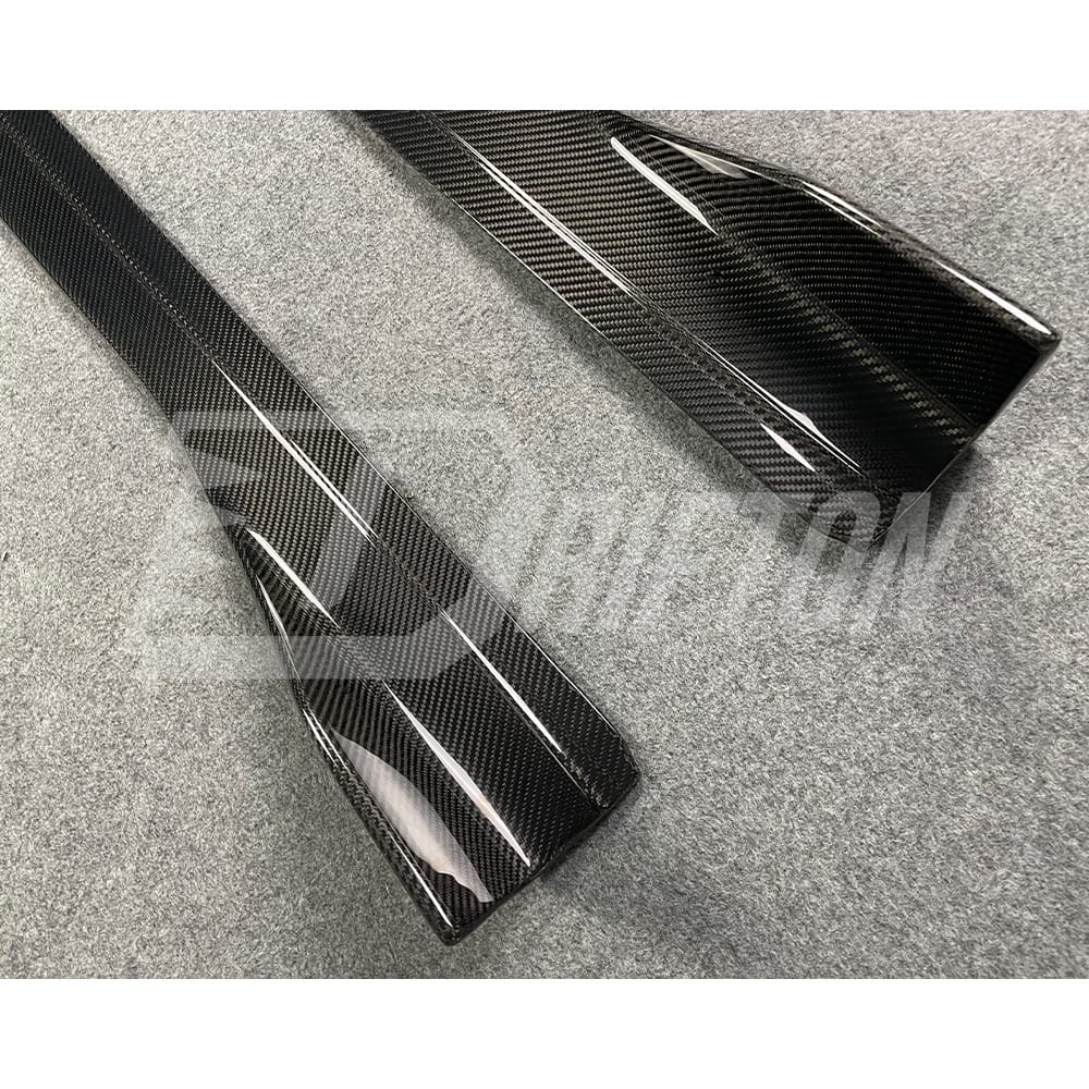 MK Style Dry Carbon Fiber Side Skirt For BMW F87 M2 M2C 2016-2019