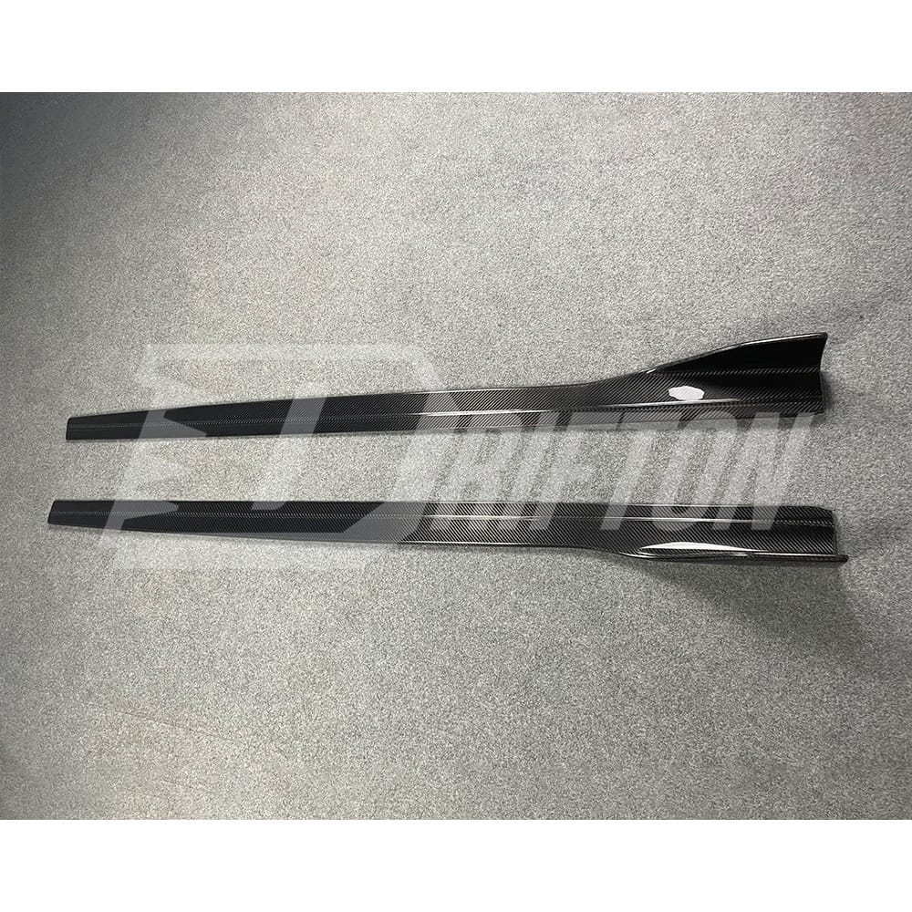 MK Style Dry Carbon Fiber Side Skirt For BMW F87 M2 M2C 2016-2019
