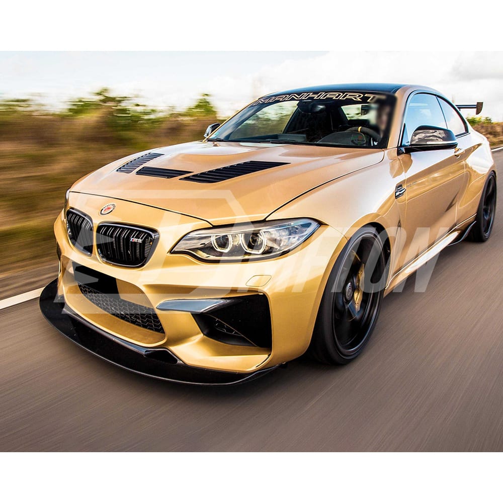 Manhart Style Carbon Fiber Front Lip For BMW F87 M2 2016-2019