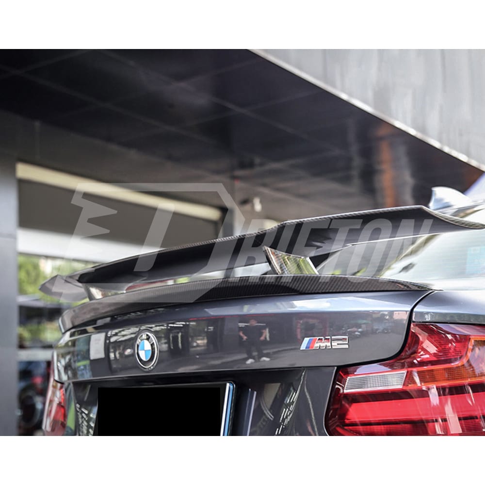 Paktechz Style Carbon Fiber Rear Spoiler GT Wing For BMW F87 M2 2016-2019