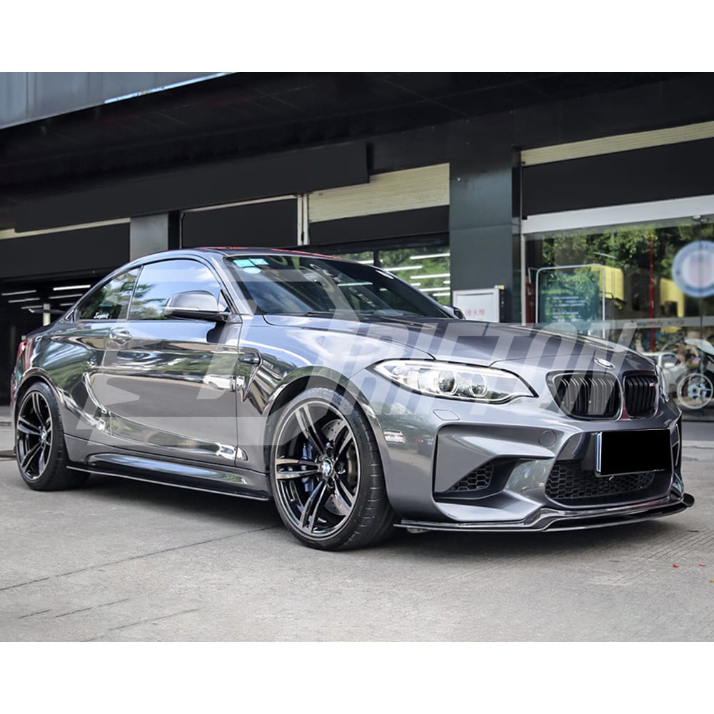 Paktechz Style Carbon Fiber Side Skirt For BMW F87 M2 2016-2019