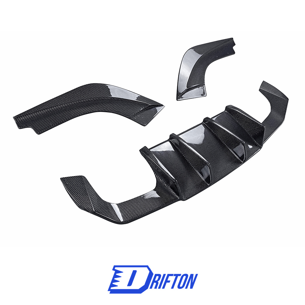 VST Style Carbon Fiber Rear Diffuser For BMW F87 M2 M2C 2016-2019
