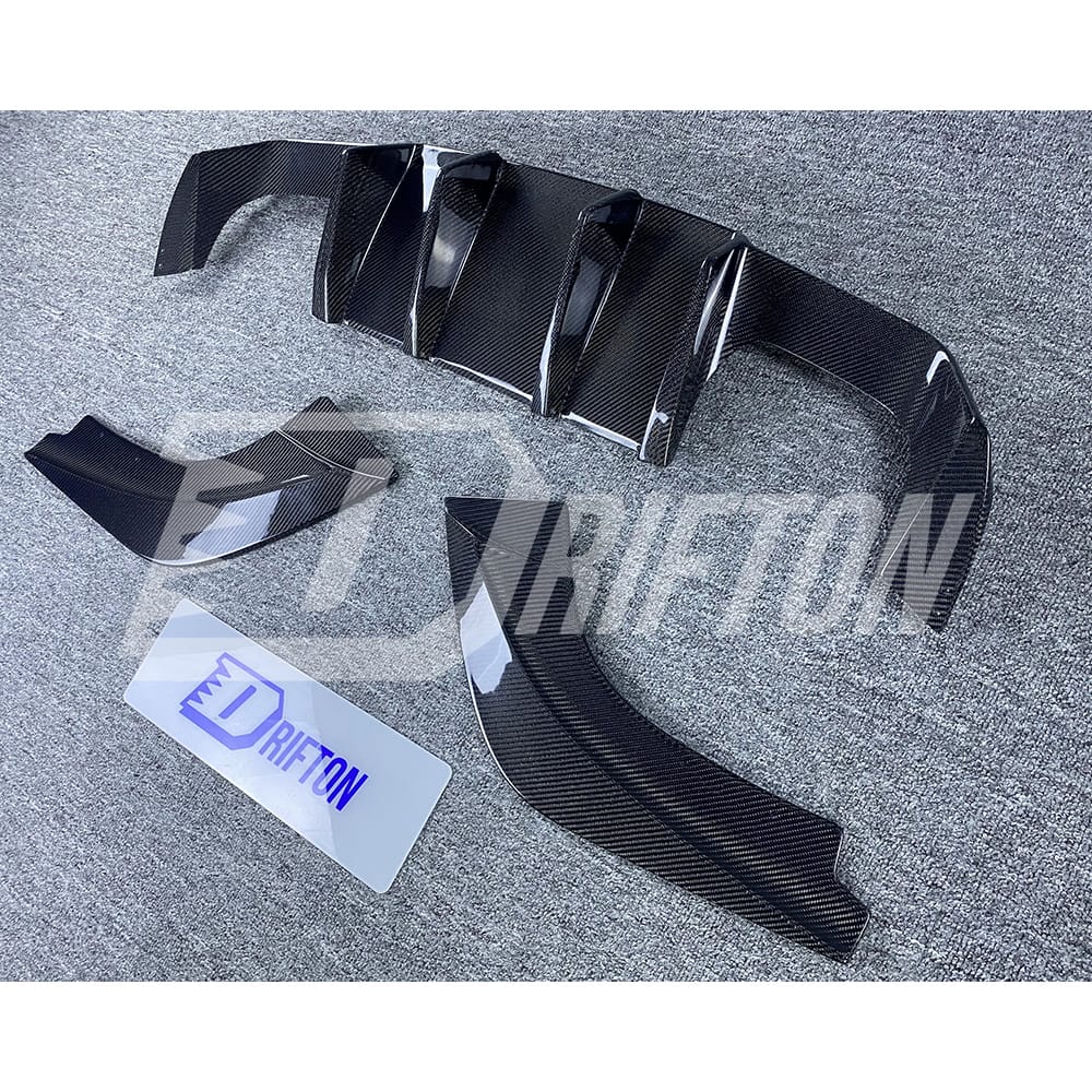 VST Style Carbon Fiber Rear Diffuser For BMW F87 M2 M2C 2016-2019