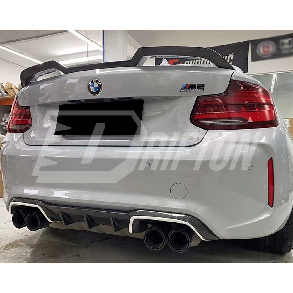 Vorsteiner Style Carbon Fiber Rear Spoiler Trunk Wing For BMW F87 M2 M2C 2016-2019