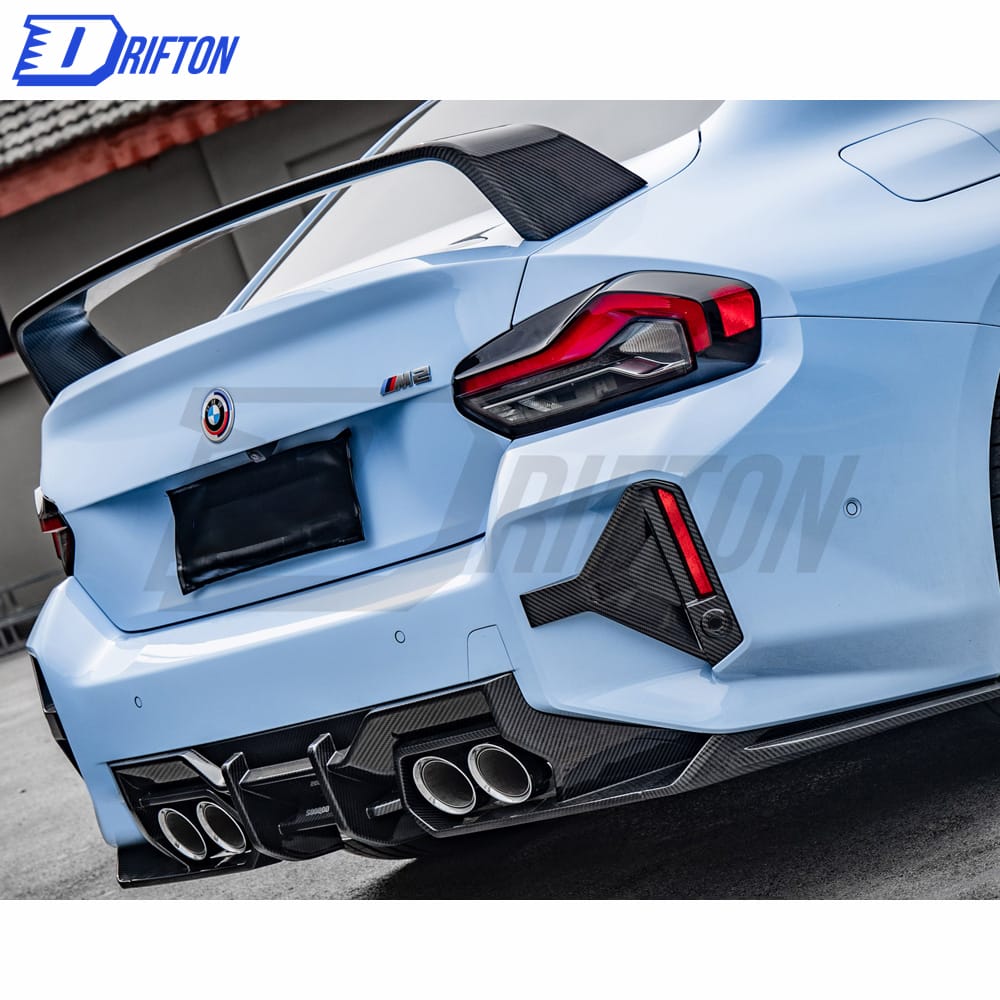 SQ Style Dry Carbon Fiber Rear Diffuser For BMW G87 M2 2023-Present