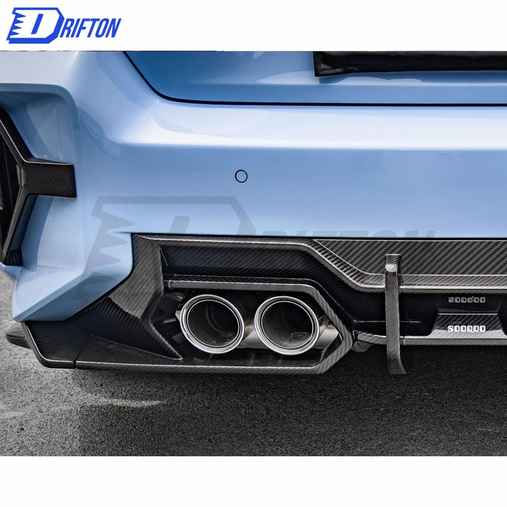 SQ Style Dry Carbon Fiber Rear Diffuser For BMW G87 M2 2023-Present