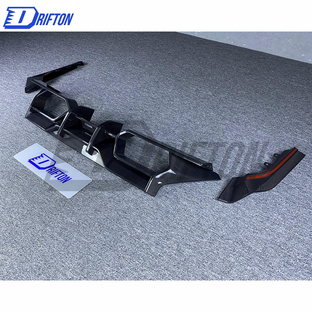 SQ Style Dry Carbon Fiber Rear Diffuser For BMW G87 M2 2023-Present
