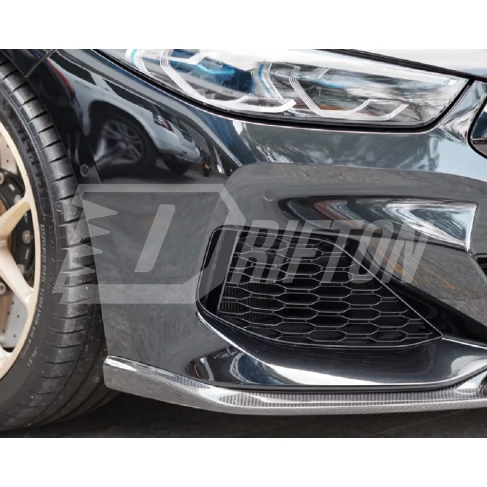 3D Style Dry Carbon Fiber Front Lip For BMW 8 Series G14 G15 G16 2018-2022