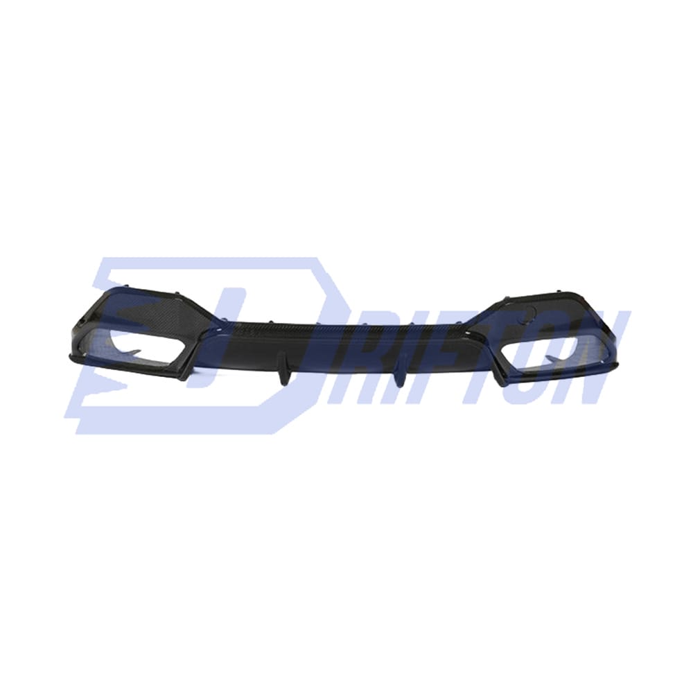 3D Style Dry Carbon Fiber Rear Diffuser For BMW 8 Series G14 G15 G16 2018-2022
