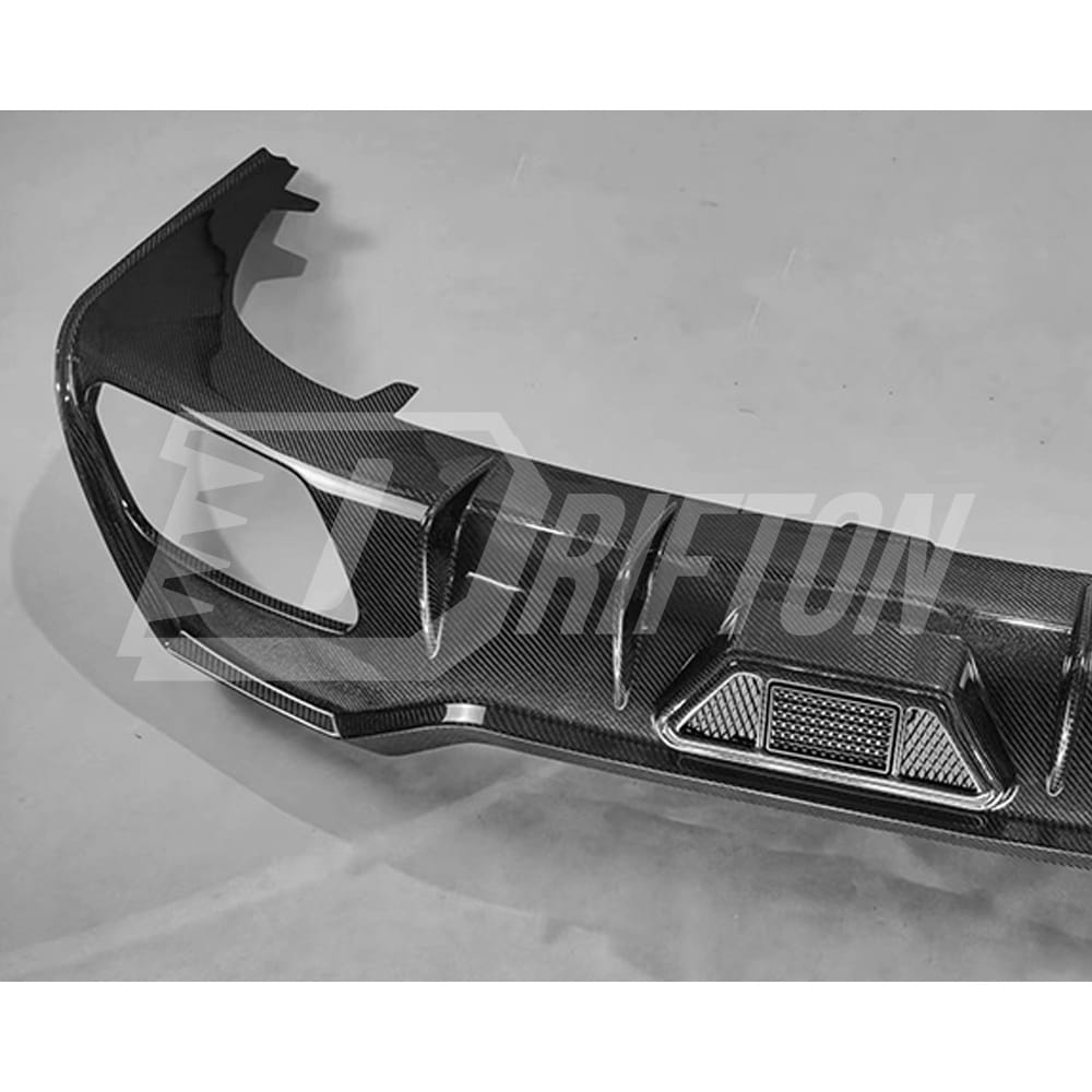 AC Style Carbon Fiber Rear Diffuser For BMW 8 Series G14 G15 G16 2018-2022