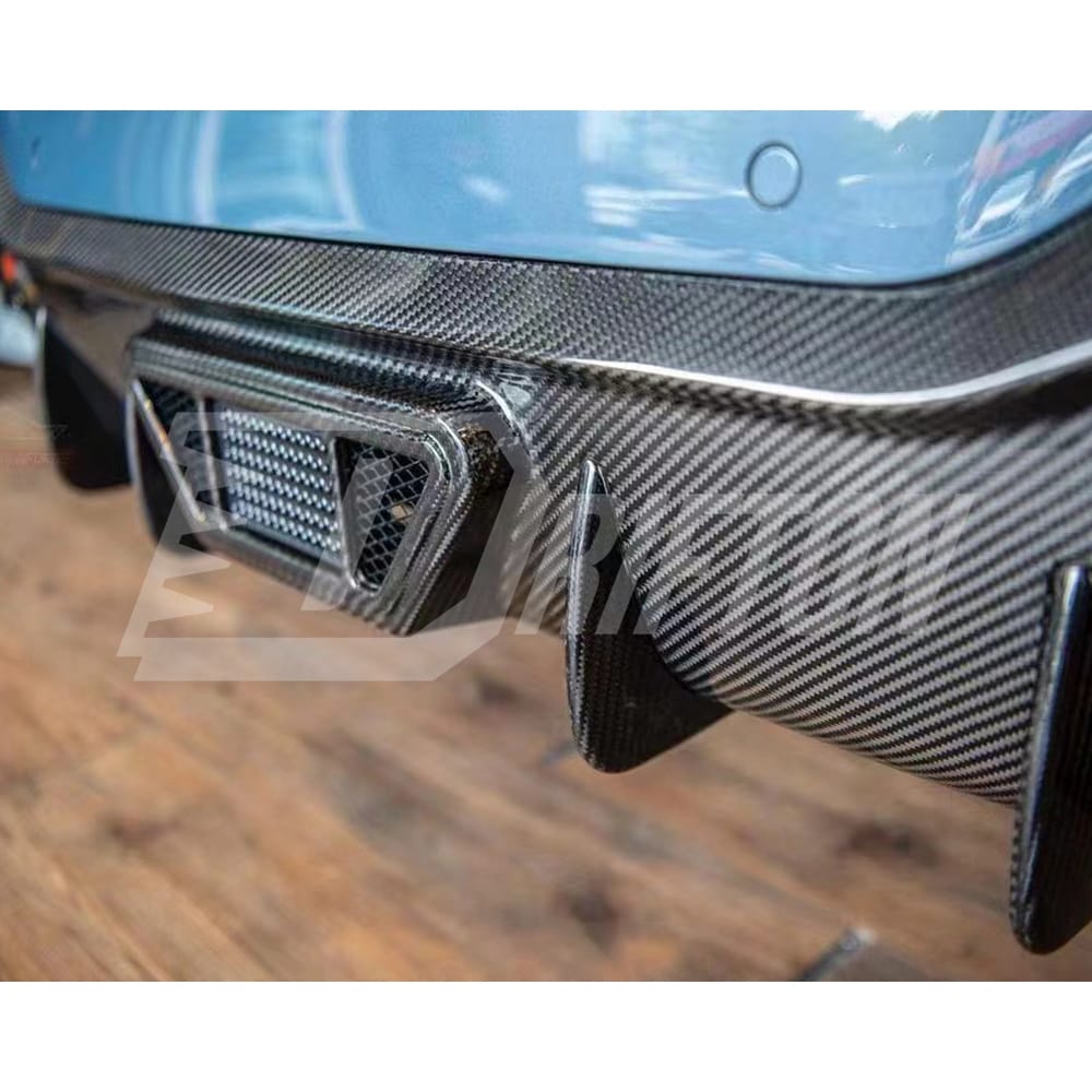 AC Style Carbon Fiber Rear Diffuser For BMW 8 Series G14 G15 G16 2018-2022