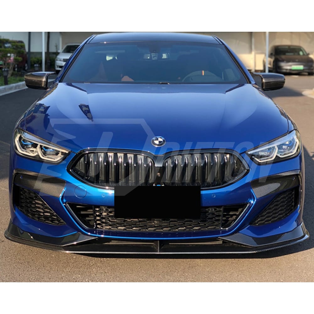 Carbon Fiber Front Bumper Vent Cover Trims For BMW 8 Series G14 G15 2018-2022