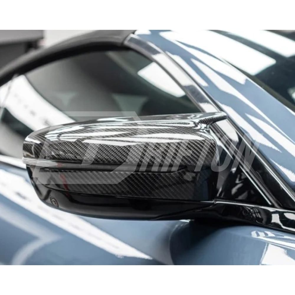Carbon Fiber Side Mirror Replacement Cover For BMW 8 Series G14 G15 G16 2018-2022
