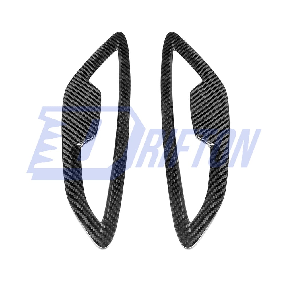 Dry Carbon Fiber Fender Side Vents Trim Cover For BMW 8 Series G14 G15 G16 2018-2022