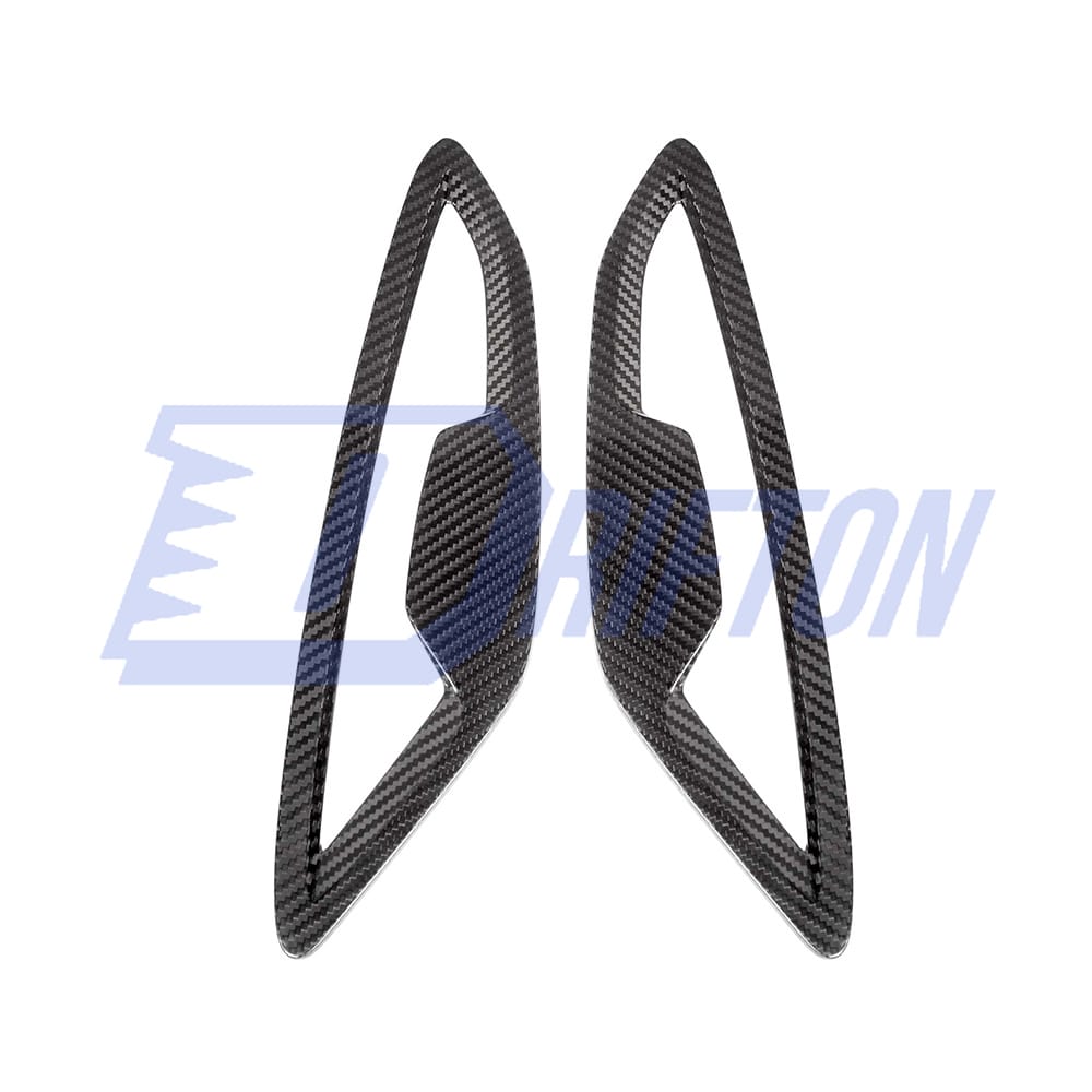 Dry Carbon Fiber Fender Side Vents Trim Cover For BMW 8 Series G14 G15 G16 2018-2022