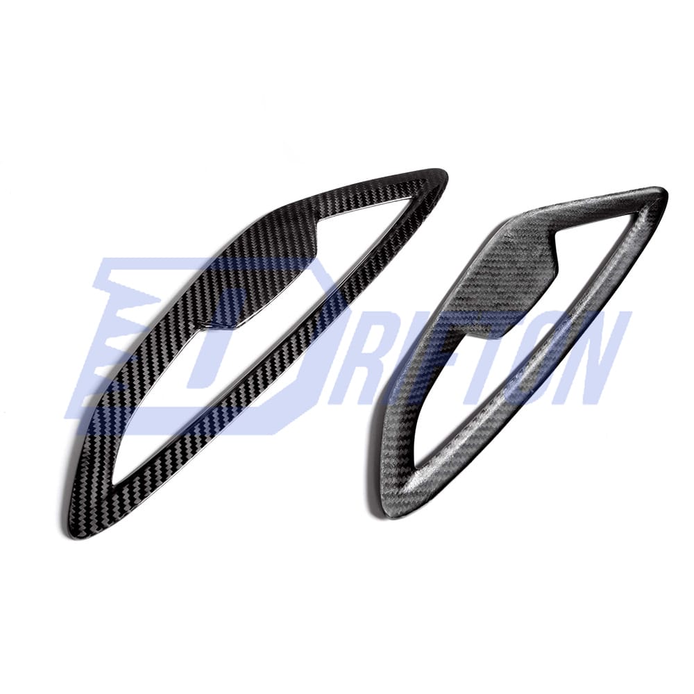 Dry Carbon Fiber Fender Side Vents Trim Cover For BMW 8 Series G14 G15 G16 2018-2022
