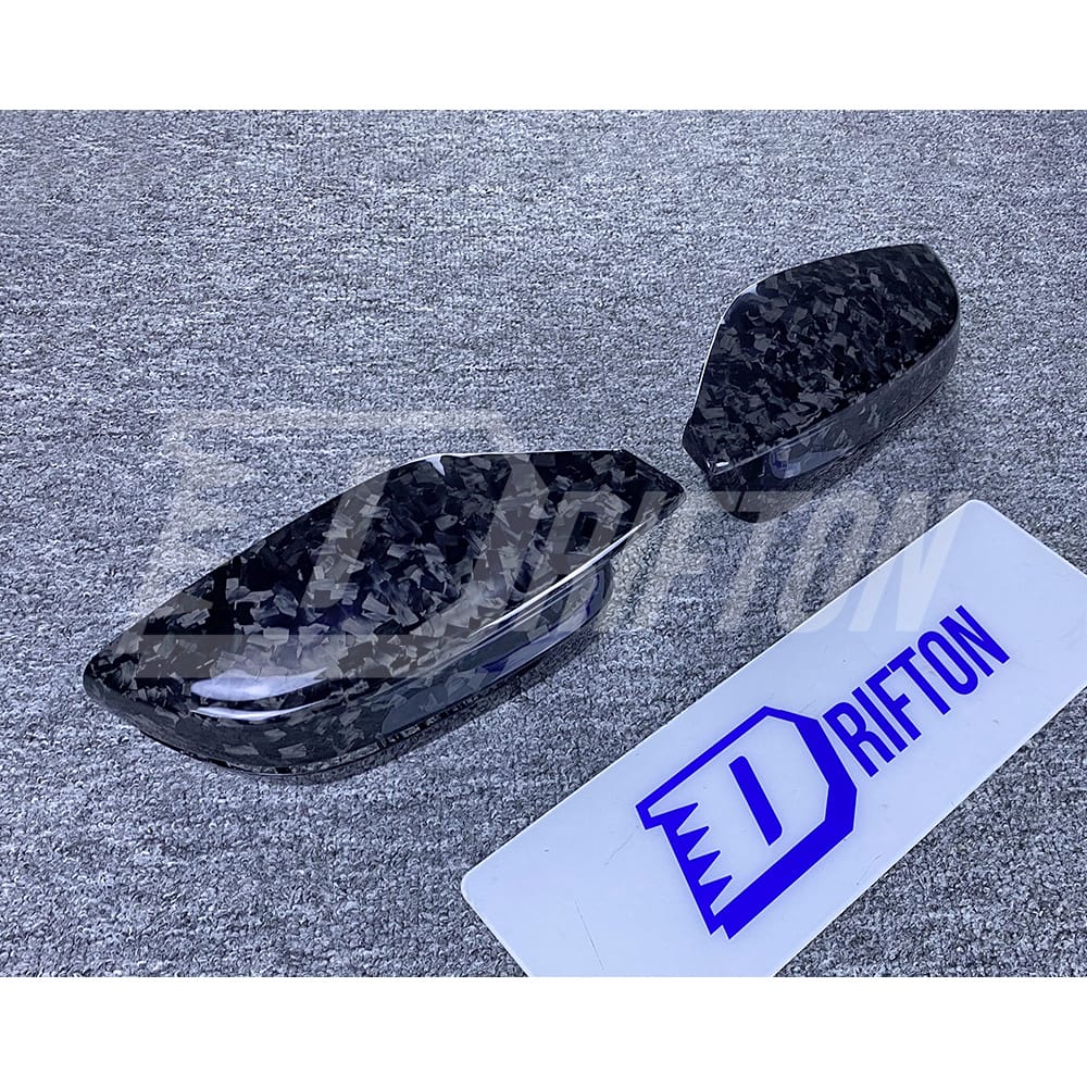 Dry Forged Carbon Fiber Mirror Cap For BMW G80 M3 G82 M4 2020-2024