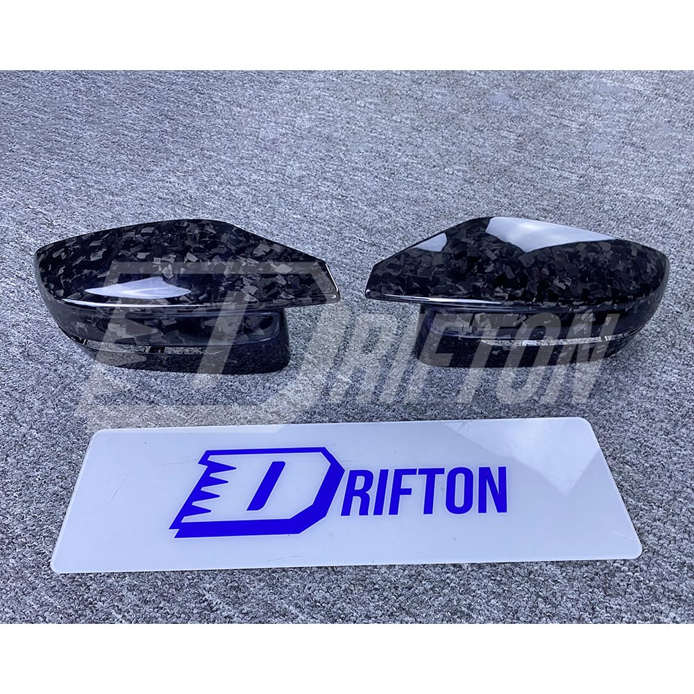 Dry Forged Carbon Fiber Mirror Cap For BMW G80 M3 G82 M4 2020-2024