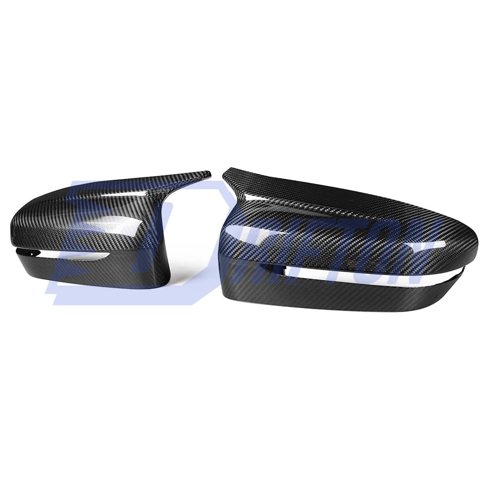 M5 Style Dry Carbon Fiber Replacement Mirror Cover For BMW 8 Series G14 G15 G16 LHD RHD 2018-2022