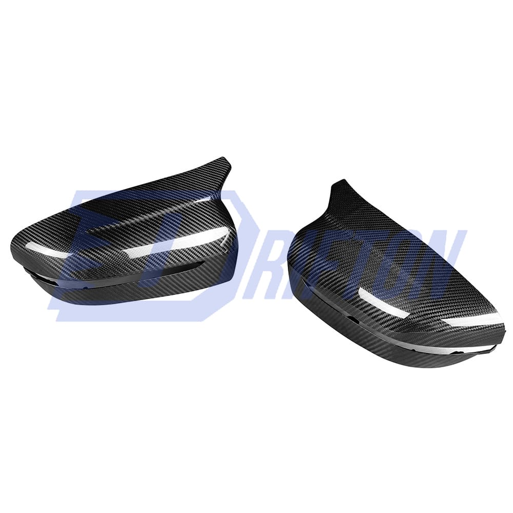 M5 Style Dry Carbon Fiber Replacement Mirror Cover For BMW 8 Series G14 G15 G16 LHD RHD 2018-2022